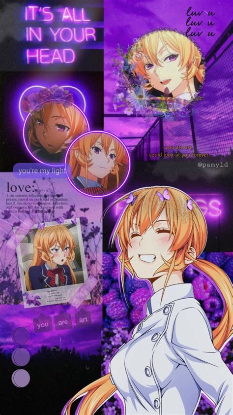 Nakiri Erina Lockscreen Wallpapers Bonitos Anime Masculino Anime