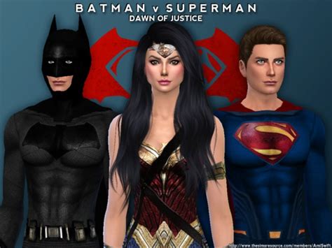 Batman V Superman Set By Amiswift At Tsr Sims 4 Updates