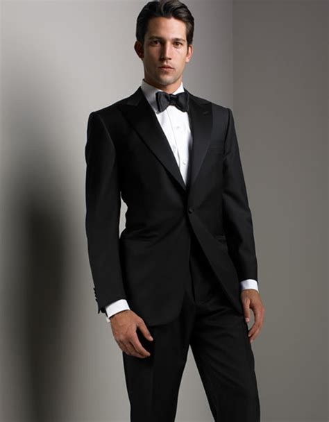New Arrival Formal Black Gentlemen Custom Made Groom Tuxedos One