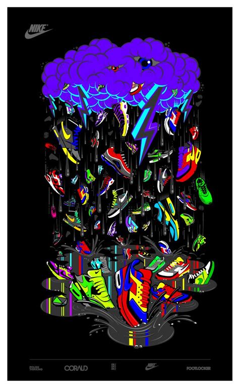 Nike+ fuelband se fitness tracker 10. Nike T-shirts Projects / Footlocker on Behance | Nike logo wallpapers, Nike art, Nike wallpaper