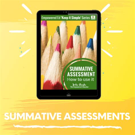 Summative Assessments The Basics The Empowered Educator