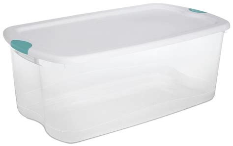 Large Plastic Storage Tubs Iris Usa 4 Pack 91qt Large Clear View