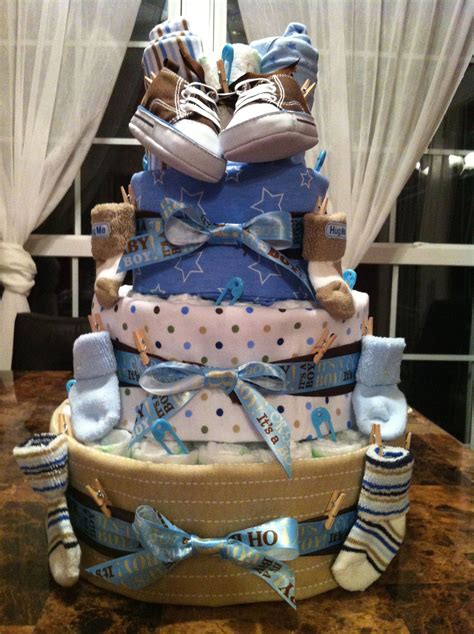 Southern Blue Celebrations Diaper Cakes For Boys