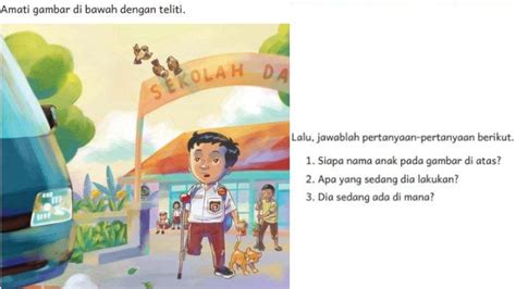 Kunci Jawaban Bahasa Indonesia Kurikulum Merdeka Kelas 1 Sd Halaman 203