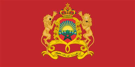 Morocco Flag Redesign With Its Coat Of Arms Rvexillology