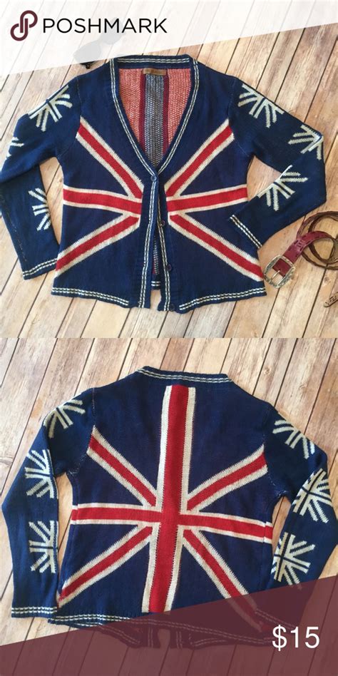 🇬🇧 british flag cardigan sweater with images clothes design fashion design fashion trends