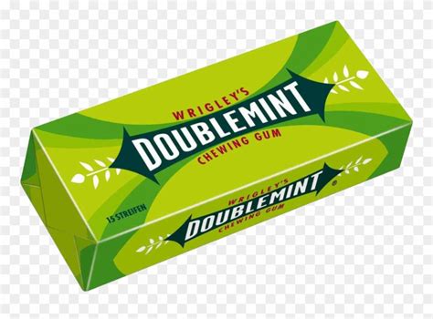 Chewing Gum Clipart Transparent Background Wrigley S Doublemint