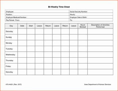 free printable blank time sheets free printable