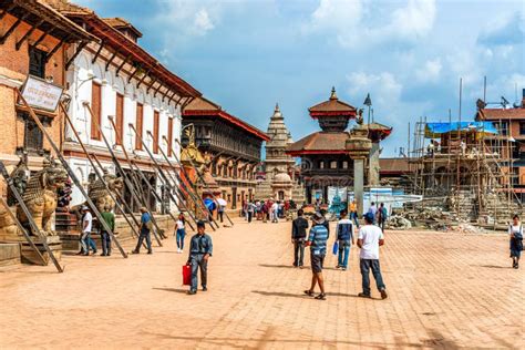 Durbar Square In City Of Bhaktapur Kathmandu Valley Nepal Asia