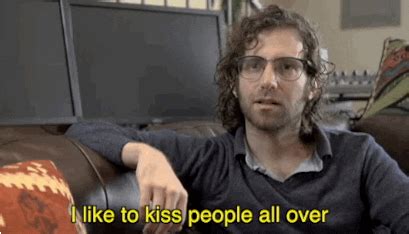 Kyle Mooney Kissing A Documentary Short Gif Find Share On Giphy