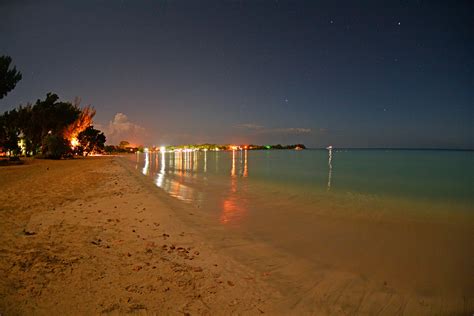 Bloody Bay At Night Foto And Bild Landschaft Meer And Strand Jamaica