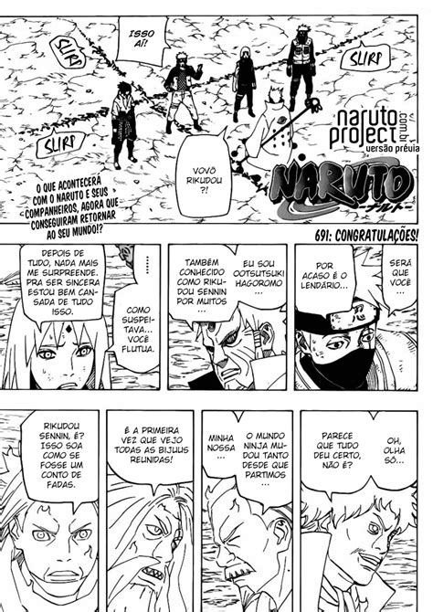 Naruto Mangá 691 Congratulações Naruto Shippuden Complete Episode