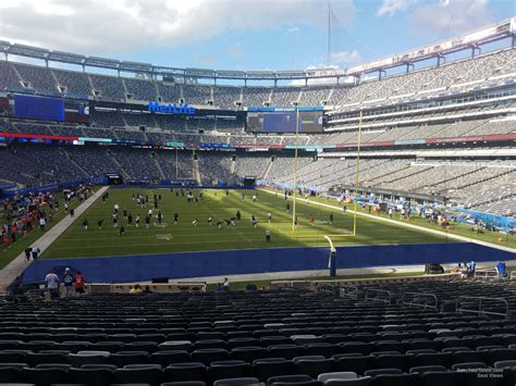 MetLife Stadium Section 128 - Giants/Jets - RateYourSeats.com