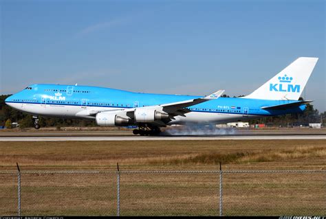 Boeing 747 406 Klm Royal Dutch Airlines Aviation Photo 4837825