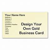 Own Business Cards Pictures