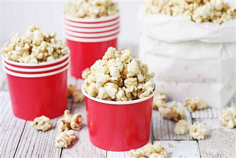 Easy Caramel Popcorn Recipe Food Recipes Sweet