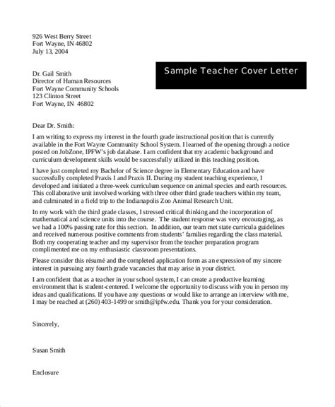 Teacher Letter Template