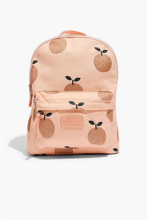 Dust Pink Peach Backpack Accessories Country Road