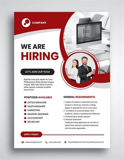 Job Hiring Flyer Psd Template Hiring Ad Hiring Poster We Are Hiring Jobs Hiring Corporate