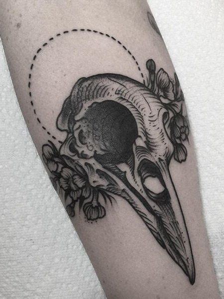25 Carefree Bird Tattoo Designs And Meaning Bird Skull Tattoo Skull