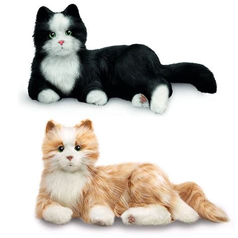 Lifelike And Realistic Plush Cats Stuffed Animal With Movement And Sounds