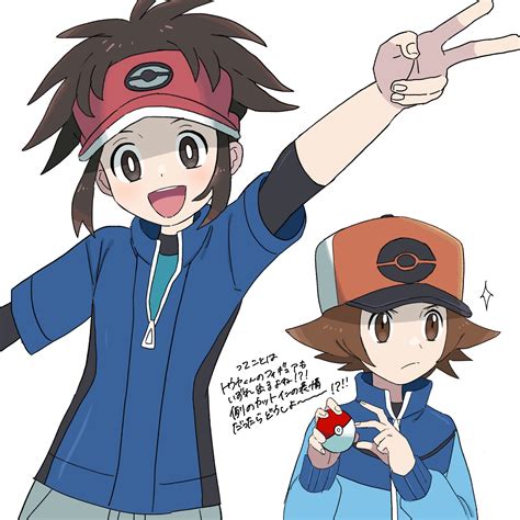 Hilbert And Nate Pokemon And More Drawn By Sana Pisana Danbooru