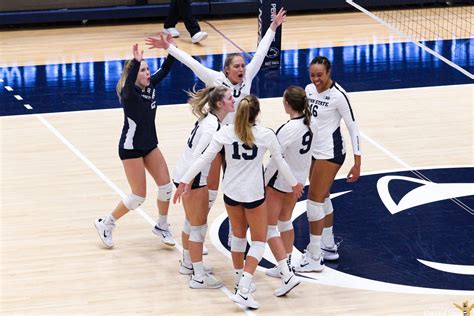 Penn State Women S Volleyball Battles Back To Complete Season Opening