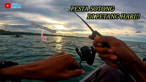 GASAK SOTONG MABANG DI PETANG HARI DI PANTAI BATU RAKIT KAYAK