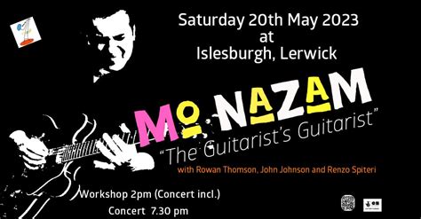 Buy Tickets Mo Nazam Guitarists Guitarist Workshop Islesburgh