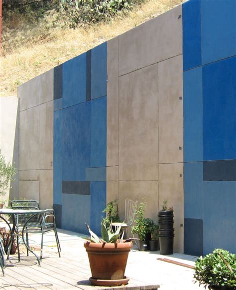 Stained Stucco Wall By Lillian Montalvo Design Stucco Walls