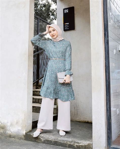 Tips Padu Padan Outfit Hijab Dengan Celana Untuk Lebaran
