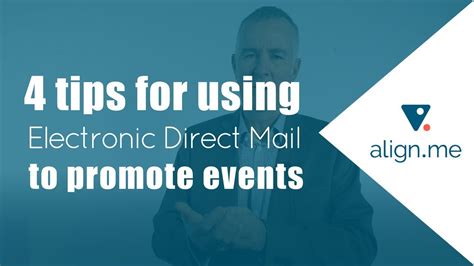 4 Tips For Using Electronic Direct Mail To Promote Events Youtube
