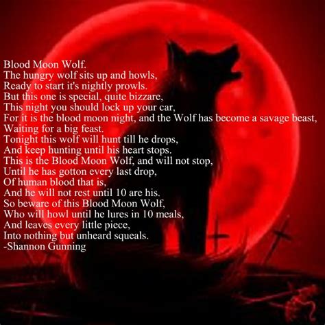 Blood Moon Wolf Inner Spirit Union