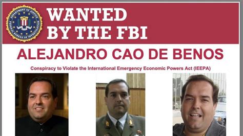 El Fbi Lanza Una Orden De Búsqueda Y Captura Contra Cao De Benós Por Conspirar A Favor De