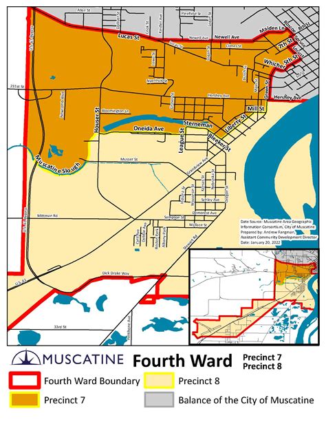 Muscatine Ward And Precinct Maps Muscatine Ia Official Website