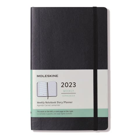moleskine soft cover large 12 month weekly 2023 planner corporate specialties
