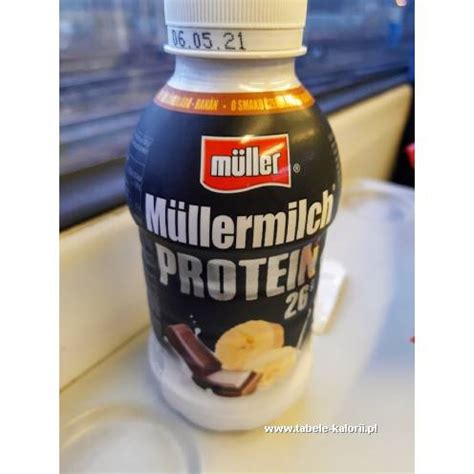 Jogurt Mullermilch Protein czekolada-banan - Muller - kalorie, wartości ...