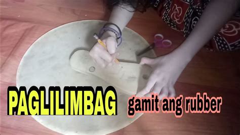 Paglilimbag Gamit Ang Rubber Using Rubber Youtube