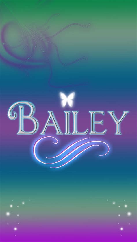 Bailey Name Art Digital Art By Becca Buecher