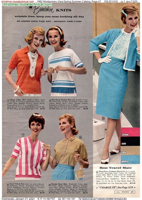 1962 Montgomery Ward Spring Summer Catalog Page 47 Catalogs And Wishbooks