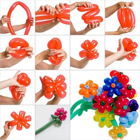 How To Make Balloon Flower Bouquet How To Instructions