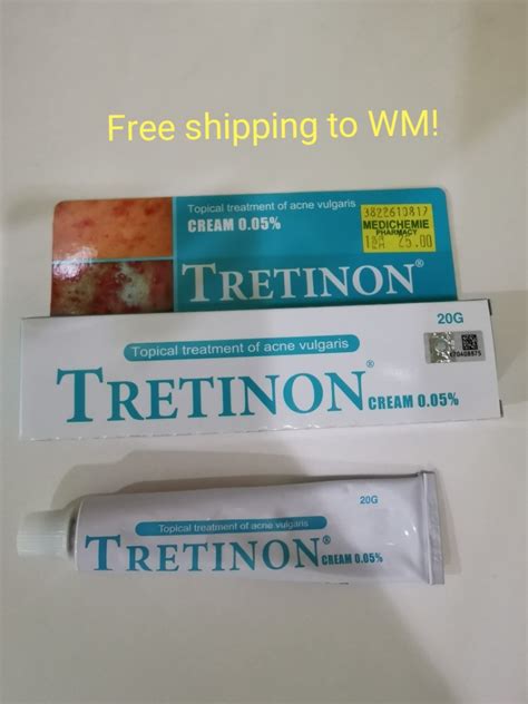 Tretinoin Cream 005 Beauty And Personal Care Bath And Body Body Care