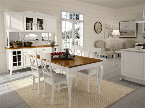 Muchas veces aconsejamos utilizar blanco roto para combinar con el resto de tonalidades en la decoración. Salon rustico35 | Muebles de comedor, Muebles baratos ...