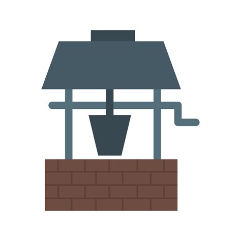 Water Well Flat Multicolor Icon 9263905 Vector Art At Vecteezy
