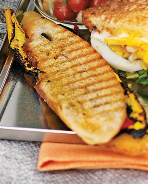 I bet you could put a nice piece of cheese between two old shoes, drizzle some. Vegetarian Lunch Sandwich Recipes | Martha Stewart