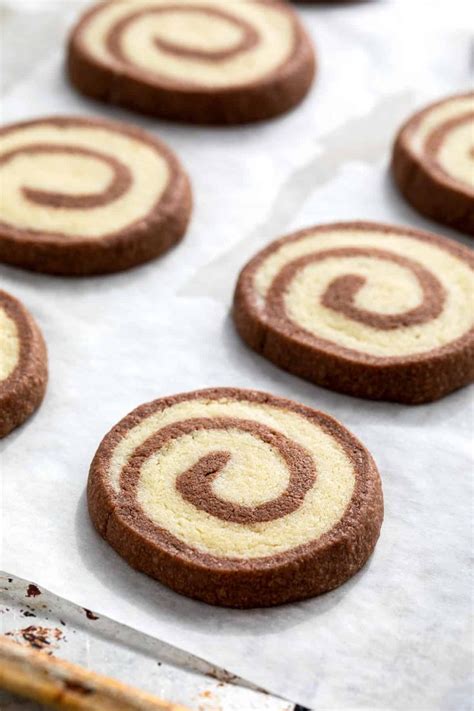 Chocolate And Vanilla Pinwheel Cookies Recipe Pinwheel Cookies