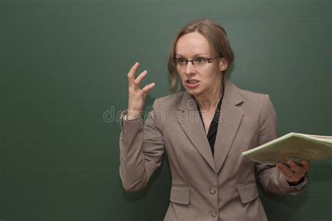 Angry Teacher Stock Image Image Of Angry Learn Yell 33289707