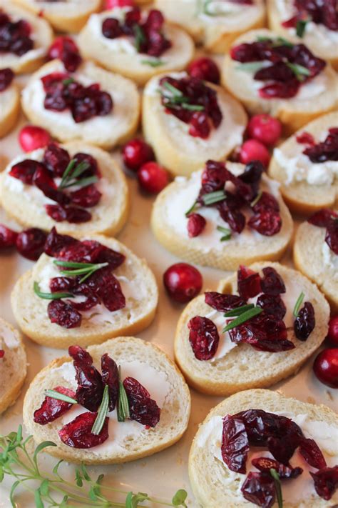 Cranberry Goat Cheese Crostini Little Leopard Book Cranberry