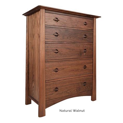 Cherry Moon 5 Drawer Chest Of Drawers Bedroom Drawers In Natural