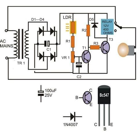 Automatic Light Circuit Diagram